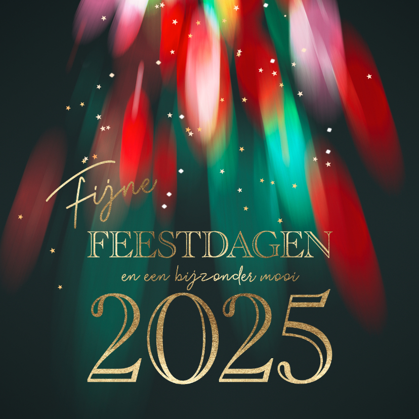 2025 fijne feestdagen