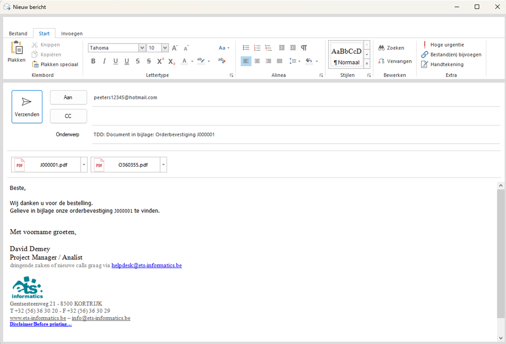 Synchro outlook